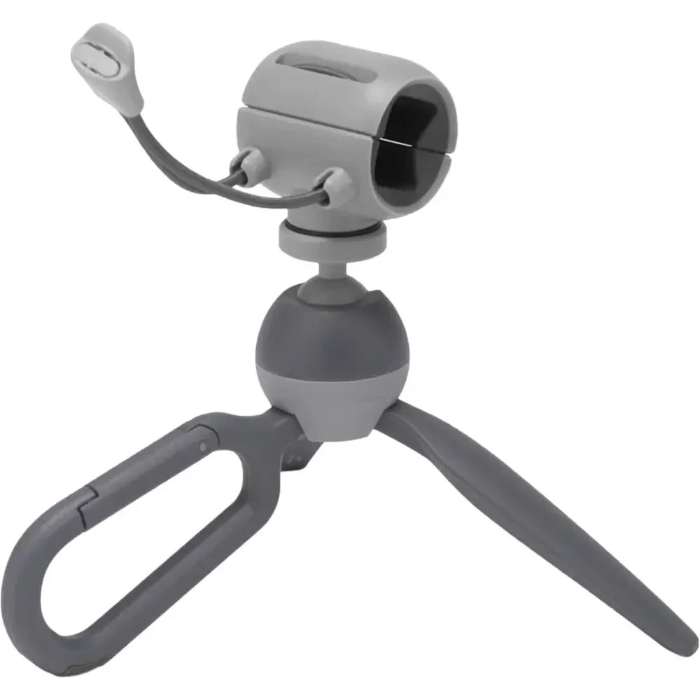 JOBY HandyPod Clip Tripod Phone Mount Foldable Tabletop Grey Vlogging Camera
